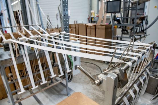 Ribbon weaving Finishing