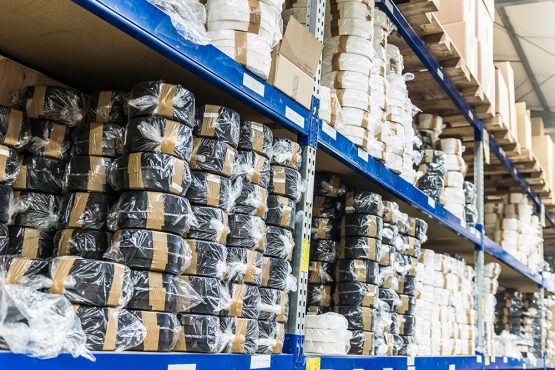 View into the warehouse